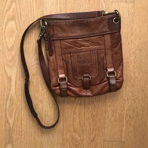 The Sak brown leather crossbody bag
